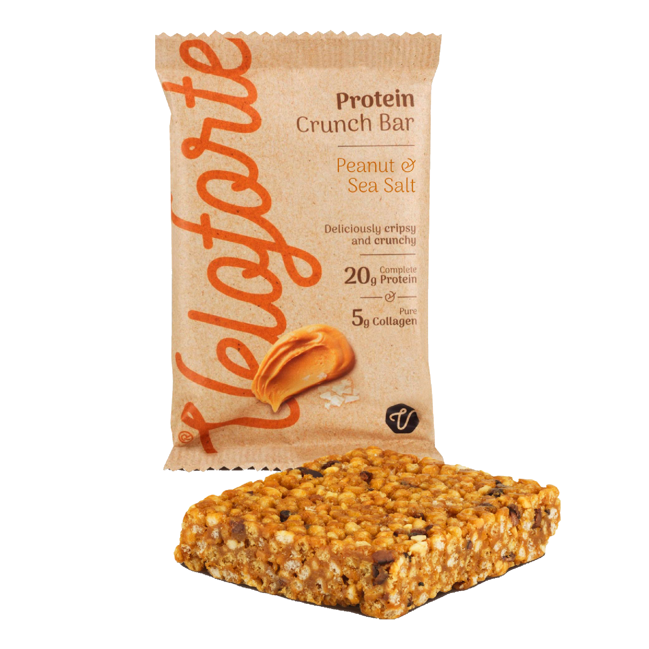 PROTÉINES CRUNCH BARRE CACAHUÈTE SEL DE MER